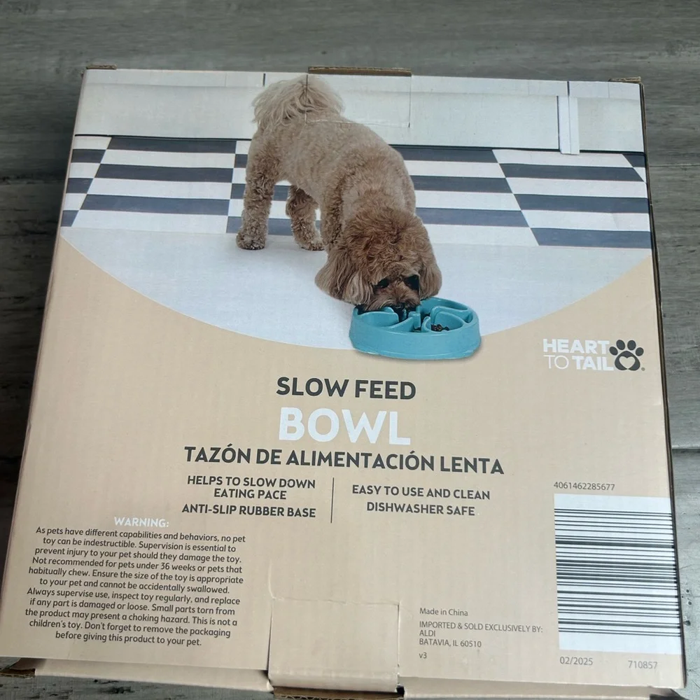 Heart to Tail Slow Feed Pet Bowl